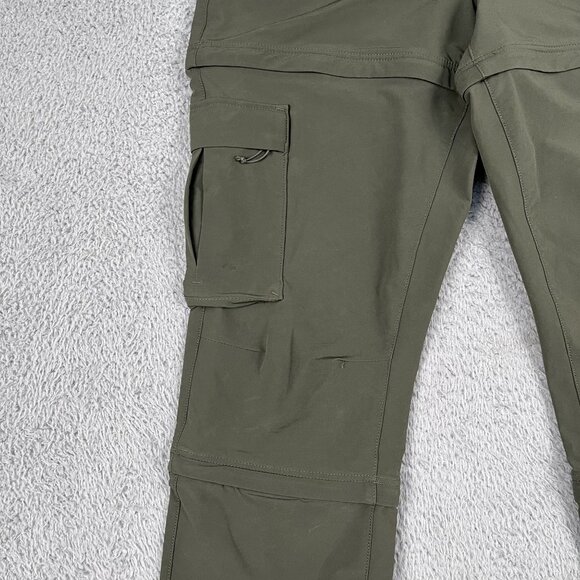 the North Face Hiking Pants Womens 8 Olive Green Bridgeway Convertible - Picture 6 of 9